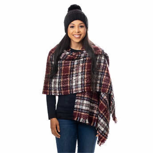 Emanuel Geraldo Ladies' Scarf and Beanie Set - Picture 2 of 5